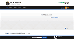 Desktop Screenshot of nickfever.com