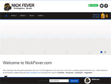 Tablet Screenshot of nickfever.com